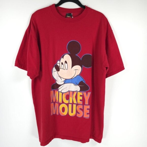 Disney Tops - VTG DISNEY MICKEY UNLIMITED USA Made 🇺🇸 Crew Neck SS UNISEX T-Shirt Size XL